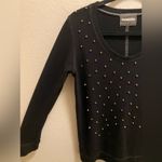 Monrow Black Studded Sweatshirt Photo 6