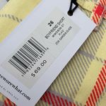 We Wore What  Boyfriend Short Plaid Garden Glade Women’s Sz 26 NWT Photo 3