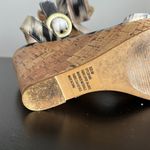 NY&Co Black and White Wedge Sandals Sz 6 Photo 5