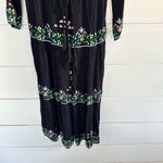 ASOS Women’s 4 Black Tiered Embroidered Maxi Dress Photo 1