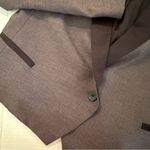 Banana Republic Blazer Jacket Women's 4 Gray Black Business Casual Y2K Career Photo 8