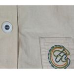 Vtg Nino Wong Womens Jacket Butter Yellow 3/4 Sleeve Cottage Artsy Pockets Sz 2X Photo 2