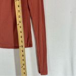 Forever 21  Long Sleeve Ribbed Top Women’s Small Orange Photo 5