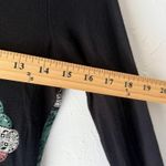 Be Vocal Shirt Womens Small Long Sleeve Cross Pattern Pearl Stud Western Grunge Black Photo 4