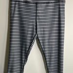 Zyia  Active black and white striped cropped leggings. Women’s‎ size 20. Photo 0