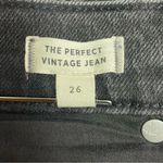 Madewell  The Perfect Vintage Jean Claybrook Wash Black Gray Jeans Size 26 | 2 Photo 9