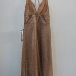 Nude Glitter Formal Dress️ Gold Size 4 Photo 2
