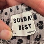 Aritzia Sunday Best Grey Leopard Print Jogger Pants Womens M Casual Cozy Beachy Gray Size M Photo 9