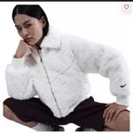 Nike  Women's Essential Loose Sherpa Bomber Jacket NWT Photo 3