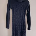 Milly New York Black Cable Knit Turtleneck Sweater Silk Cashmere Cotton Blend Size undefined Photo 0