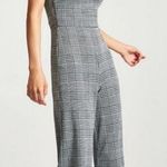 Forever 21  Plaid Glen Culotte Jumpsuit size medium stretch Photo 1