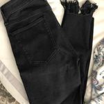 Abercrombie & Fitch Black Fringe Jeans Photo 0