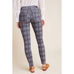 Anthropologie NWT Paige Hoxton High-Rise Skinny Jean Black Atlantic Tartan Plaid Photo 1