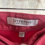 Liverpool  Los Angeles Kelsey Trouser Side Slit Dress Pant Berry Blossom Pink NWT Photo 2