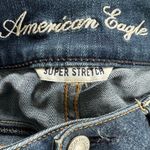 American Eagle Super Stretch Prefaded Dark Wash Artist Denim Jeans Boho Rodeo 10 Photo 4