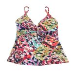 Bleu Rod Beattie Party Animal Twist-Front Tankini Swim Top Multi-Colored 4D Photo 2
