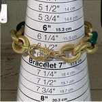 Judith Ripka  Gold Clad Bracelet And Earrings Set Photo 5