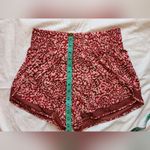 Athleta  Mesh Racer Run High Rise 3" Shorts Womens S/P Red/Pink/White Photo 6