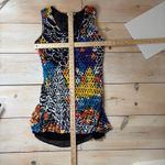 Alberto Makali  EUC Women's Cutout Textured Tank Colorful Size M Photo 3