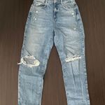 ZARA high waisted straight leg jeans Photo 1