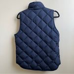 J.Crew  Quilted Down Puffer Vest navy blue gorpcore  Size Small Photo 1