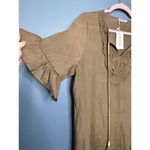 AI'MAGE Swimsuit Cover Up Women's Size Small New with Tags Brown Puff Sleeve Photo 2