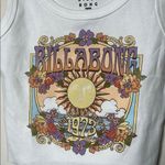 Billabong White Ray Of Sunshine CropTank Top for Women Size Small New With Tags Photo 2
