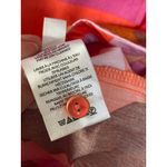 Maeve Anthropologie Vibrant Abstract Contemporary Preppy Cotton Button Up XS Pink Photo 5