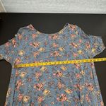 Agnes & Dora Floral Scoop Neck Short Sleeve Sway Midi Shift Dress Size XL FLAW Photo 10