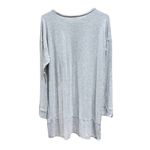 INC  Heather Grey Tunic with Peplum Hem Large Photo 2