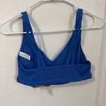 Aerie  Women's  Size Medium‎ Blue Strappy Sports Bra V-Neck Yoga Pilates  Photo 4