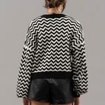 VICI SAMANTHA CHEVRON CARDIGAN Photo 4