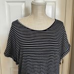 Hilary Radley Women's Short Sleeve Dress,Indigo/White Stripe, Large New with Tag Photo 3