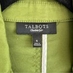 Talbots Women’s Green Twill Blazer Jacket Photo 3