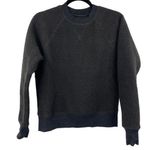 Everlane Sweatshirt Womens Small The ReNew Fleece Raglan Pullover Dark Gray Photo 0