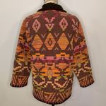 Jennifer Grace Vintage Jennifer & Grace southwest blanket tapestry textured coat jacket M Photo 2