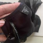 Krass&co Isda & black shimmer pleated spaghetti strap empire waist top, size 4 Photo 4