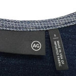 AG Adriano Goldschmied Abyl Sleeveless Overalls Jumpsuit in Navy Blue Size S Photo 6