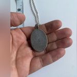 1pc Trendy Witch Avatar Oval Fashion Trend Necklace Fashion Jewelry Accessories Silver Photo 7