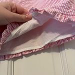 Lilly Pulitzer Callie Pink Seersucker Mini Skirt Size 8 Photo 3
