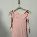 Free People NEW  Got Glam Mesh Slip Dress Pink Adjustable Satin Straps Size XS Photo 8