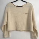 Roxy Women's Sandy Road Long Sleeve in Parchment size L NWT Photo 3