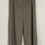 Loft Gingham Wide Leg Pants Photo 0
