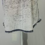 Betsey Johnson Give Love Get Love Gray Burnout Tee Tank top Size XL Photo 3