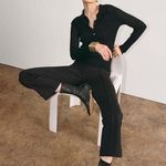 Everlane  The Dream Kick Flare Pant in Black M NWT Photo 0