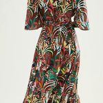 Farm Rio x Anthropologie Fiesta Wrap Maxi Dress Size Small Photo 4