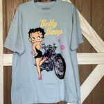 Betty Boop Graphic T-Shirt in Light Blue. P2P 23.5-26” Size LARGE Photo 1