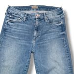 MOTHER The Looker Crop Jeans Women's Sz 29 Light Wash We're All In This Together Blue Photo 4