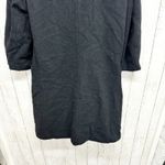 Vintage Projections Coat Women Black Peacoat Button Front Outdoor Winter Weather Size L Photo 6