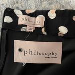 Philosophy NWT Women’s Black Beige Polka Dot Print Pencil Skirt Size 10 Photo 8